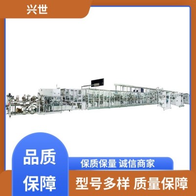 全伺服速度快 全自动卫生巾生产线 每分钟高产量 1500片 兴世机械图2