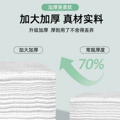 【包】500克悬挂式抽取洗脸巾一次性洗脸巾洁面擦脸干湿两用图4
