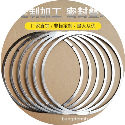 加工定制密封叠环 轴用金属密封叠环 连铸机用密封叠环图5