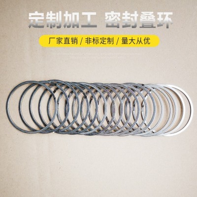加工定制密封叠环 轴用金属密封叠环 连铸机用密封叠环图3