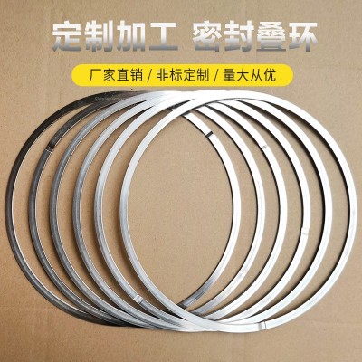 加工定制密封叠环 轴用金属密封叠环 连铸机用密封叠环图4