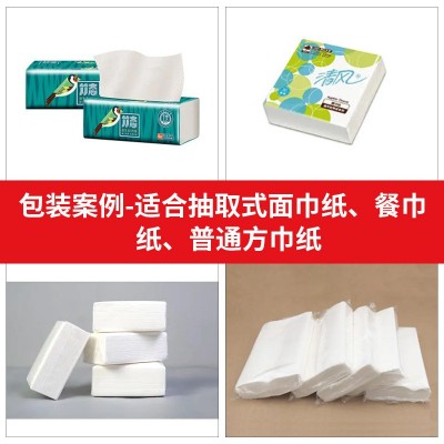 广东厂家定制高速软抽纸生产线流水线家用厨房纸巾切纸折叠包装机图2