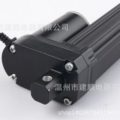 电动推杆350公斤金属齿轮行程100MM智能垃圾箱12V24V线性执行图2