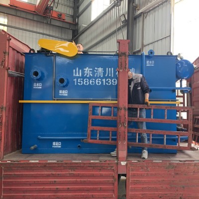 新型高效溶气气浮机全自动养殖屠宰食品污水处理设备平流式一体机图3